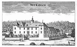 Schloss Kleinkainach 1681
