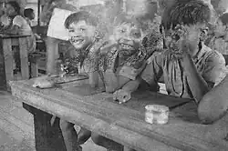 Fotografi von George Simon in der Schule in St. Cuthbert’s Mission, Guyana.