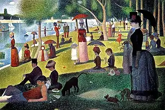 Neoimpressionismus Georges Seurat: Ein Sonntagnachmittag auf der Insel La Grande Jatte, 1884–1886