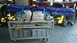 Duschzelt mit Zubehör und Warmluftschlauch