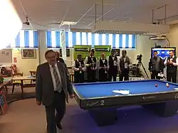 Siegerehrung (im Vordergrund CEB-Präsident Wolfgang Rittmann)