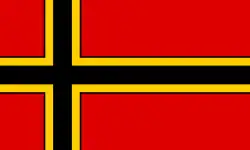 Wirmer-Flagge von Josef Wirmer, Vorschlag für eine provisorische Flagge Deutschlands (1944)