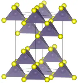 Elementarzelle von Germanium(IV)-sulfid