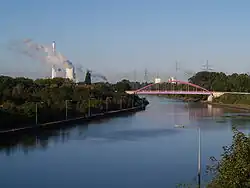 Schleuse Herne-Ost, Blick aufs Unterwasser