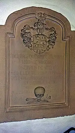 Epitaph des Jakob Joseph von Stefne (†&nbsp;1753)