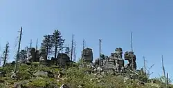 Gesteinsformationen am Dreisesselberg