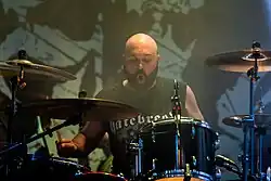 Schlagzeuger David St. Pierre