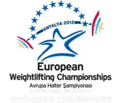 Logo der Gewichtheber-Europameisterschaften 2012
