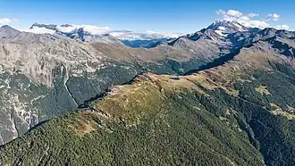 Der Gibidum oberhalb von Visperterminen.