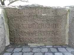 ERRICHTET VON DEN LEHRERN UND STUDIERENDEN DER UNIVERSITÄT GIESSEN 1905–1906