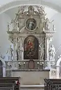 Altar der Kluskapelle in Giershagen