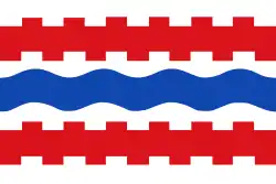 Flagge des Ortes Giessenlanden