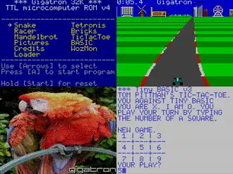 Gigatron TTL Screenshots