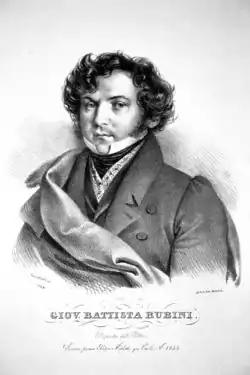 Giovanni Battista Rubini, Alamar 1830