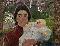 Annetta mit Alberto, 1902, Bündner Kunstmuseum, Chur