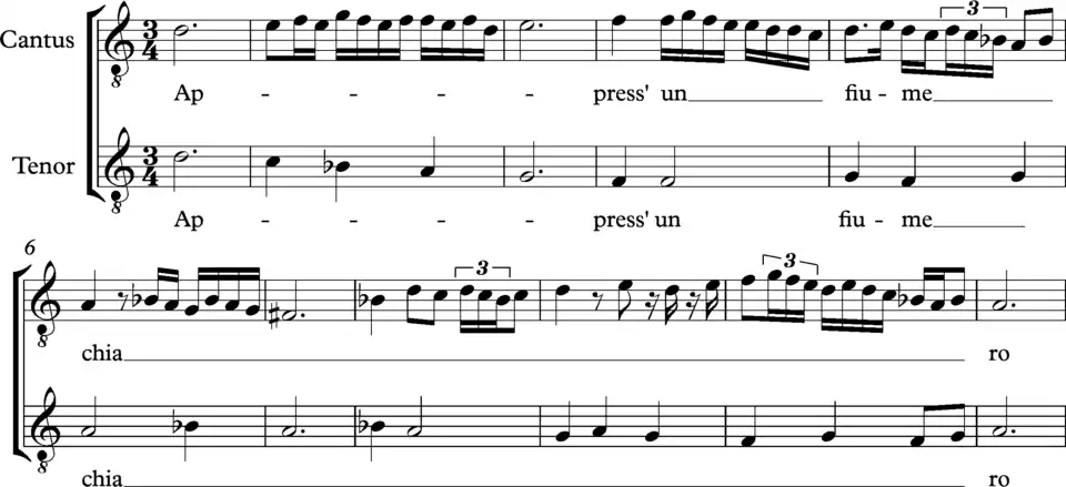 Giovanni da Firenze, Appress‘ un fiume