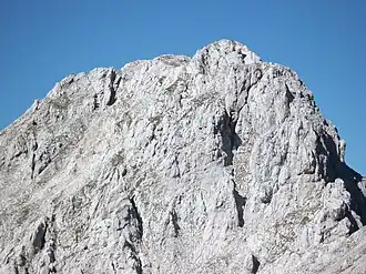 Gipfelaufbau des Treffauers