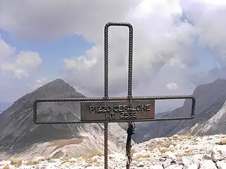 Pizzo d’Intermesoli vom Gipfel des Pizzo Cefalone aus gesehen
