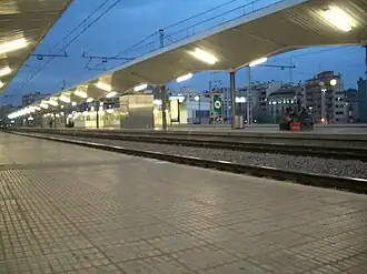 Der oberirdische Bahnhofsteil