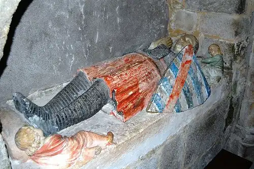 Grab Guillaumes VII. von Parthenay († 1401) in Sainte-Croix