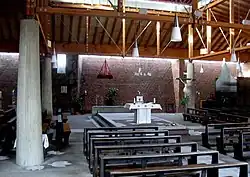 Gemeindezentrum St.Marien, Gütersloh-Avenwedde, Innenraum der Kirche