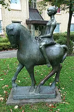 Zirkusreiterin von Gisela Engelin-Hommes von 1978, 2017