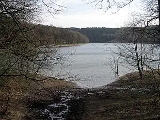 Die Glörtalsperre zwischen Breckerfeld, Halver und Schalksmühle