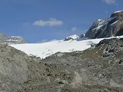 Die Zunge des Glärnischfirns 2007