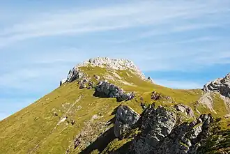 Glasfelderkopf vom Prinz-Luitpold-Haus aus gesehen.