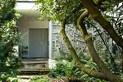 Betonglasfenster von Inge Vahle im Atelierhaus Vahle