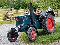 Lanz D 2016 Baujahr 1955–1960, 20 PS, Hubraum: 2256 cm³ „Volldiesel“