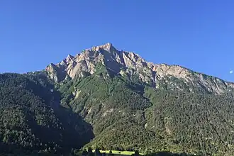 Glishorn von Brig aus gesehen