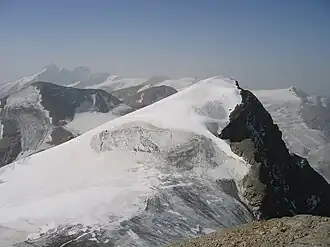 Klockerin vom Hinteren Bratschenkopf, im Hintergrund links der Großglockner