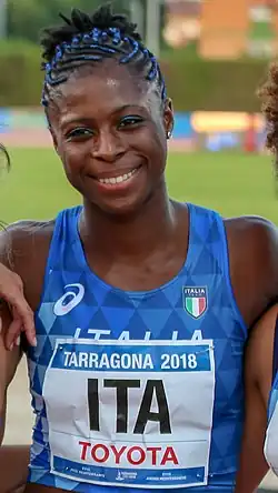 Gloria Hooper Rang fünf in 22,92&nbsp;s