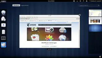 Gnome Shell bzw. Gnome 3.x (2011)