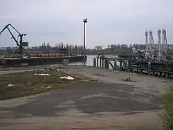 Godorfer Hafen, Einfahrt