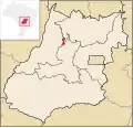 Lage von Guarinos in Goiás