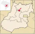 Lage von Uruaçu in Goiás