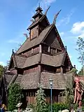 Im norwegischen Pavillon des Vergnügungsparks Epcot in Orlando, Florida, USA Baujahr 1982 28° 22′ 14,22″ N 81° 32′ 49,31″ W