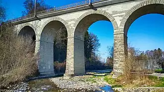 Eisenbahnviadukt von 1856 in Goldach