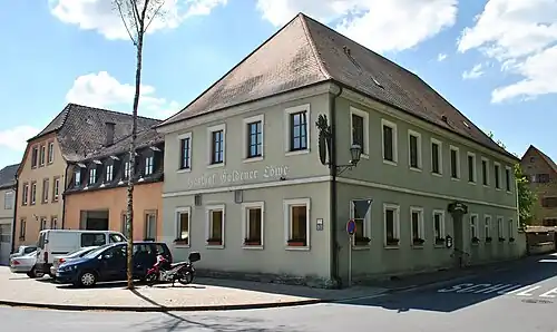 Der Gasthof Goldener Löwe (Mai 2016)