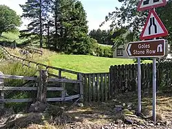 Steinreihe von Goles