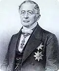 Alexander Michailowitsch Gortschakow (1798–1883), russischer Außenminister und Staatskanzler