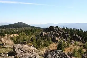 Hochstein vom Berg Zwalisko (Abendburg)