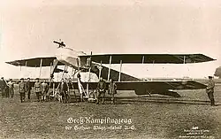 Die Gotha G.I, eines der ersten Großflugzeuge 1915