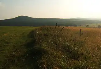 Gottesgaber Spitzberg im Abendlicht