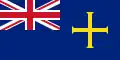 1:2 Seedienstflagge Guernseys (Blue Ensign)