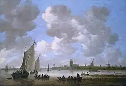 Ansicht von Dordrecht, Jan van Goyen