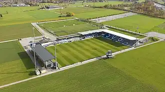 Luftbild des Stadions (2018)