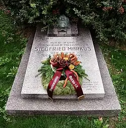 Ehrengrab von Siegfried Marcus auf dem Wiener Zentralfriedhof